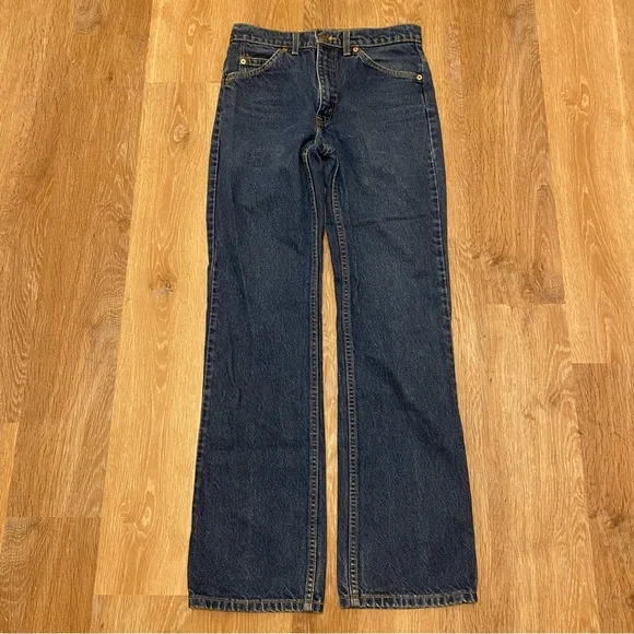 Vintage Levi’s 517 Bootcut Orange Tab 30x32 Denim Jeans Made in USA 90s Flare - Picture 2 of 7